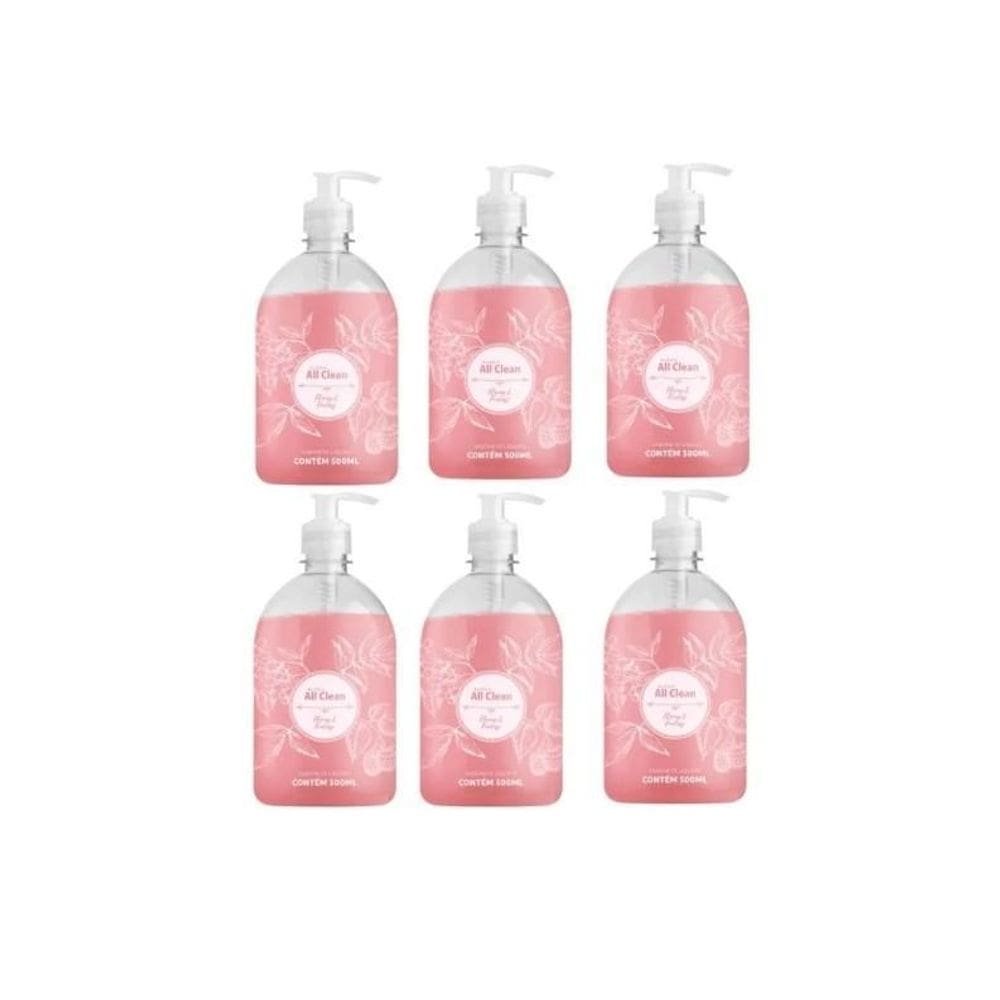 Sabonete Líquido Audax Gold 500Ml C/6 Un - Flores E Frutas