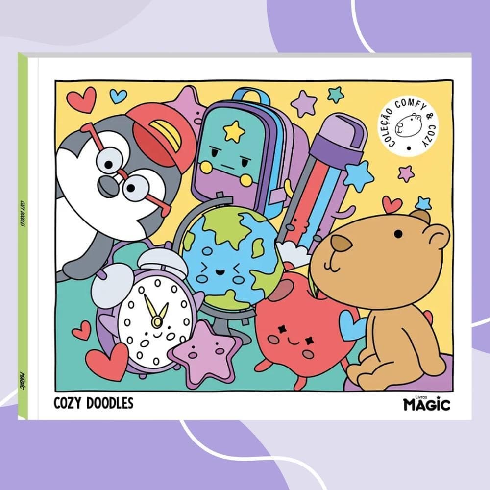 Livro De Colorir Magic Com 22 Desenhos: