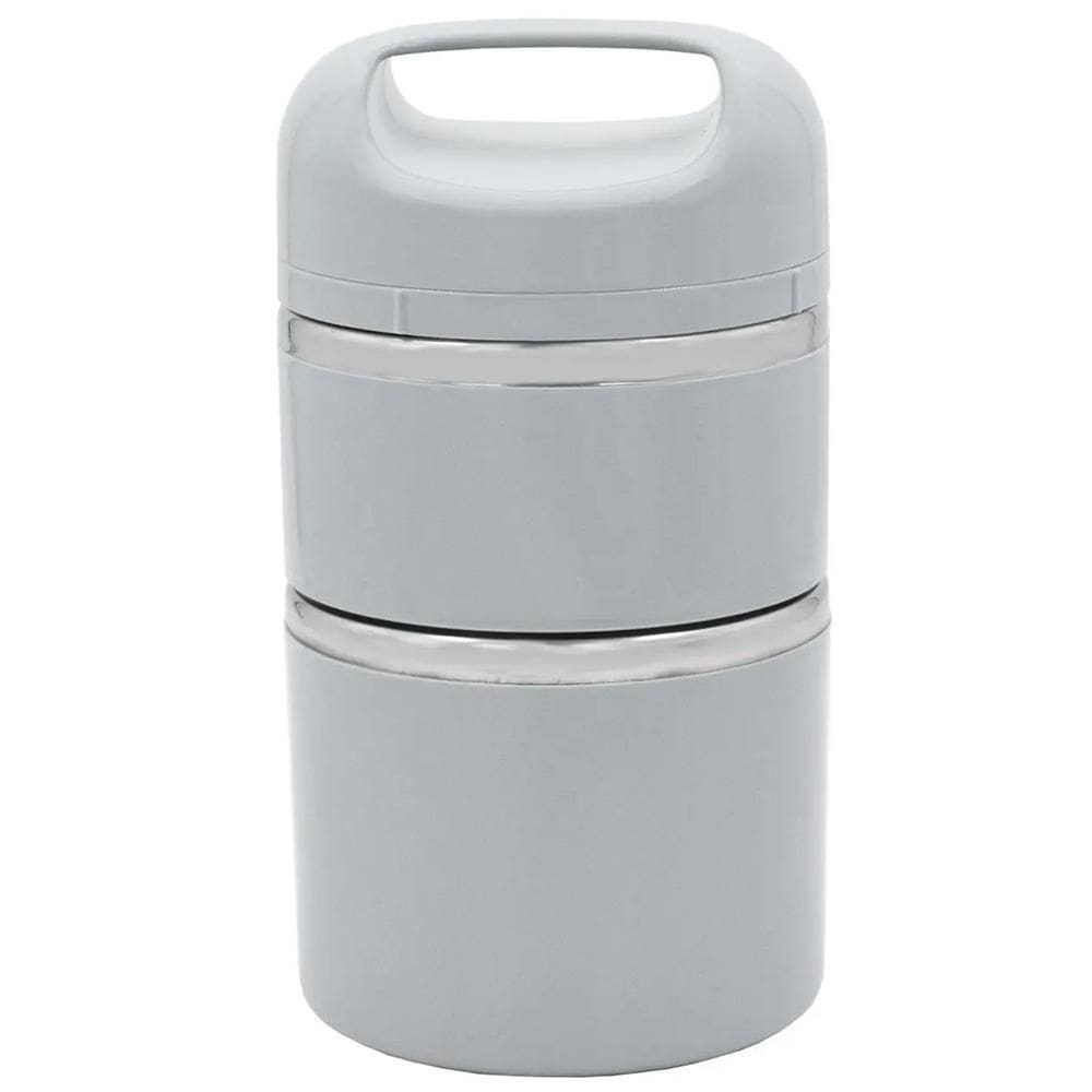 Lancheira Vertical 3 Compartimentos Inox Marmita