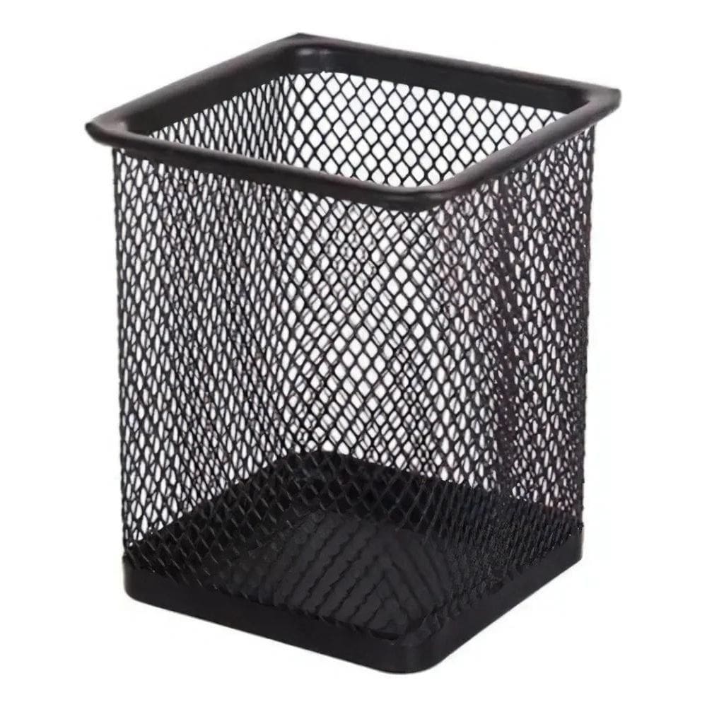 2X Organizador De Mesa Porta Treco Aramado Porta Lápis E Can