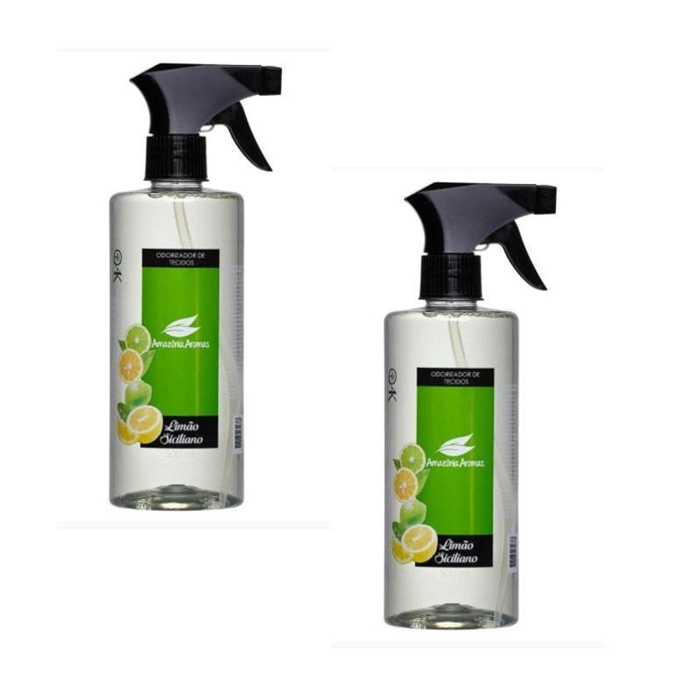 Odorizador De Tecido Limão Siciliano Amazônia 500Ml Kit