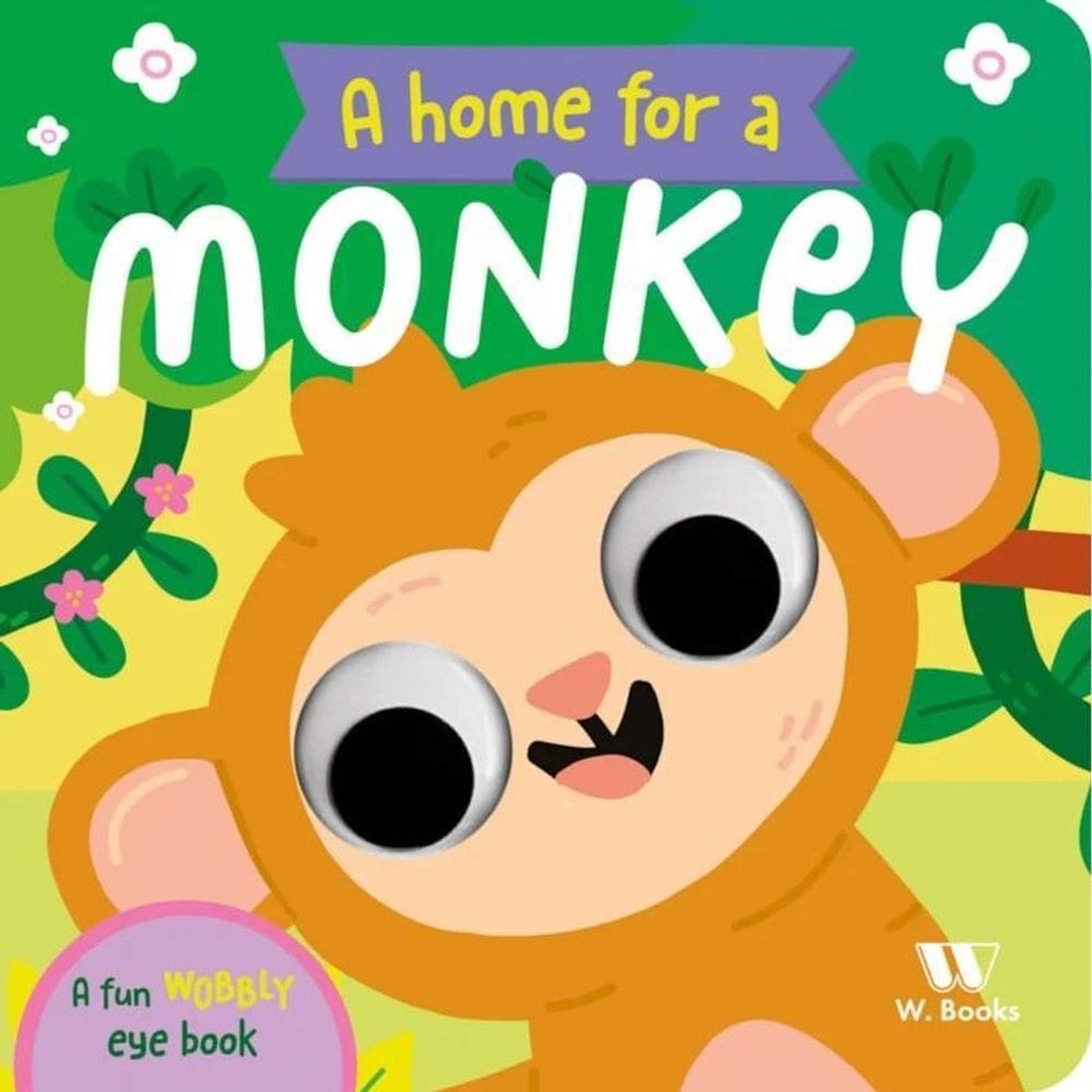Livro Cartonado A Home For A Monkey - Em Inglês - W. Books