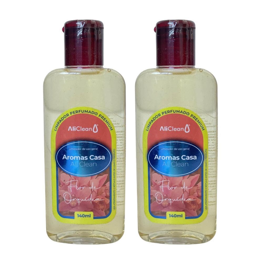Kit 2 Unidades Limpador Perfumado 140Ml Flor De Orquídea