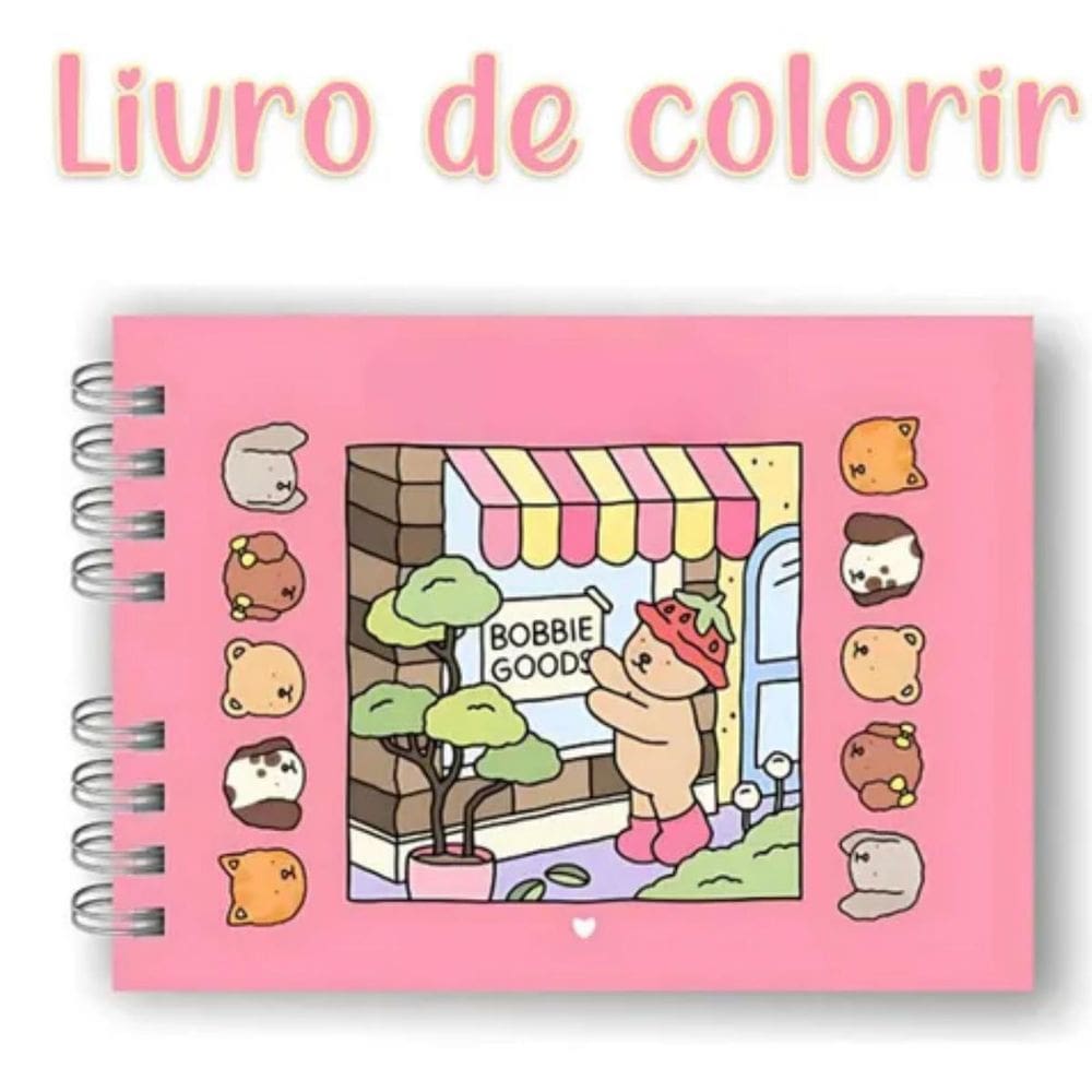 Livro De Pintar Bobbie Goods Presente Criativo Infantil