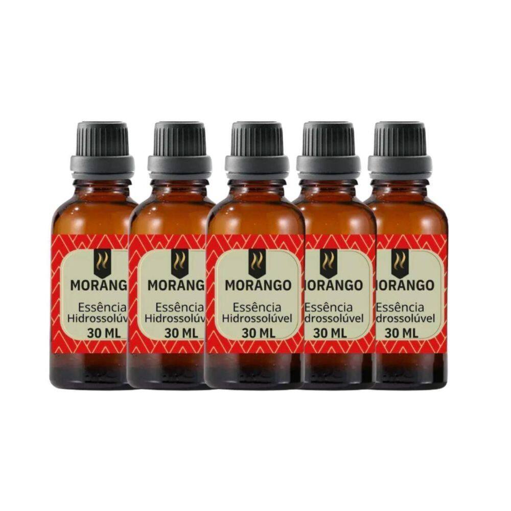 Super Kit 5 Essências A Base Água Hidrossolúvel 30Ml Difusor