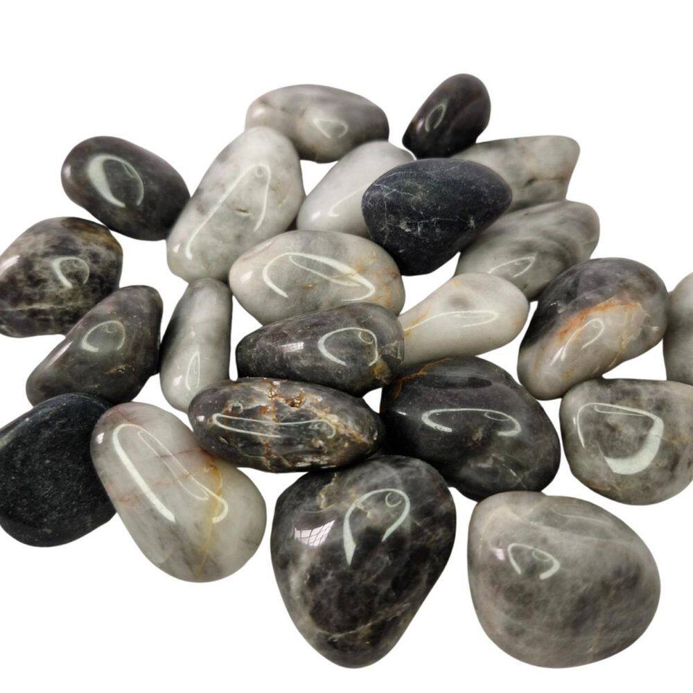 Pedra Olho De Gato 3 A 5 Cm Rolada 500G Natural