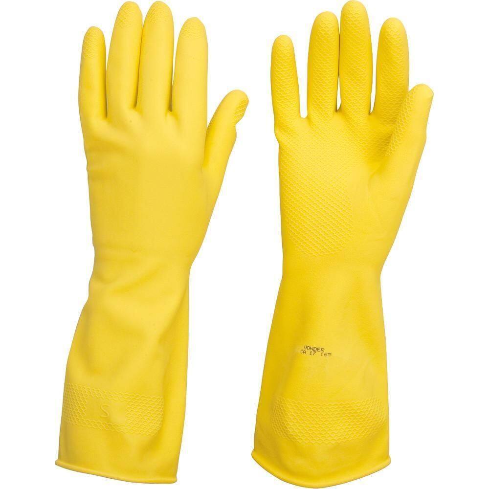 Luva Látex Xg Amarela Com Forro Ca17165 Vonder