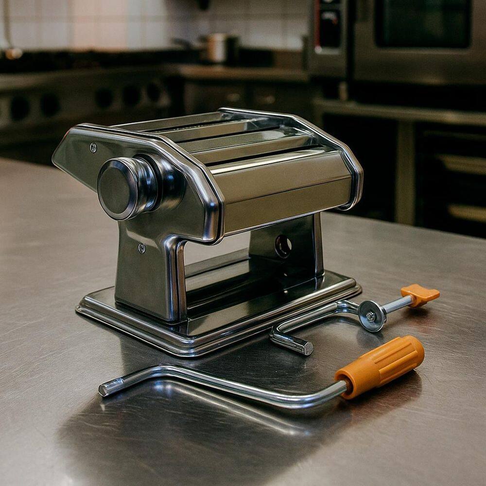 Maquina De Macarrão Cortador Massa Inox Manual