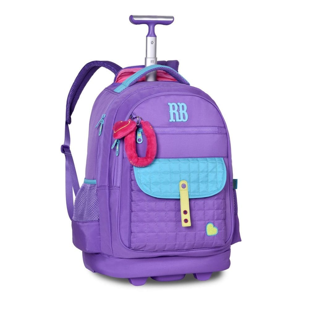 Mochila De Rodas Rebecca Bonbon Chaveiro de Pelúcia Meninas