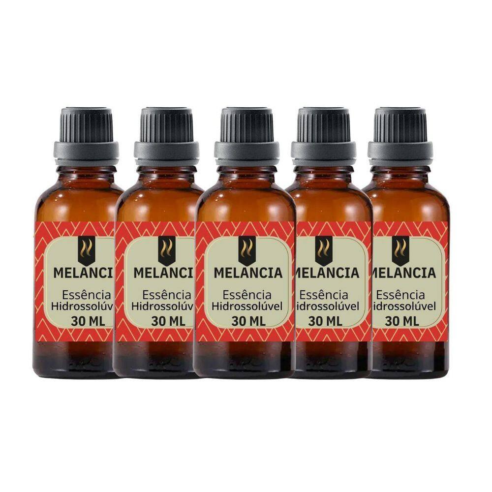 Super Kit 5 Essências A Base Água Hidrossolúvel 30Ml Difusor