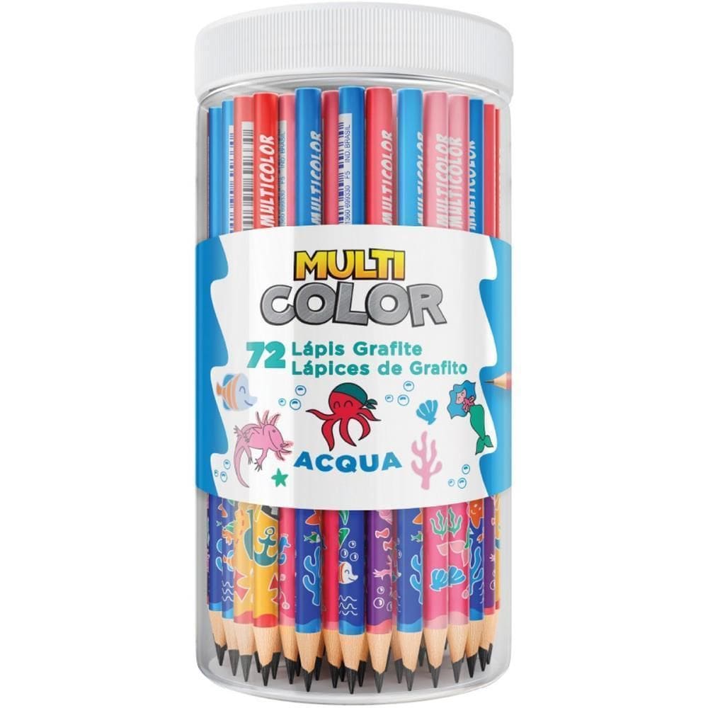 Lápis Preto Redondo Grafite Acqua 72 Unid - Faber-Castell