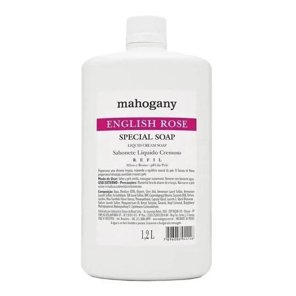 2X Mahogany Refil Sab Liq English Rose 1.2L