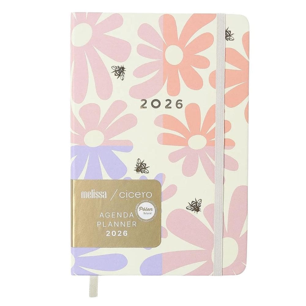 Agenda Planner 2026 Diária 14X21 Melissa Block Bloomy