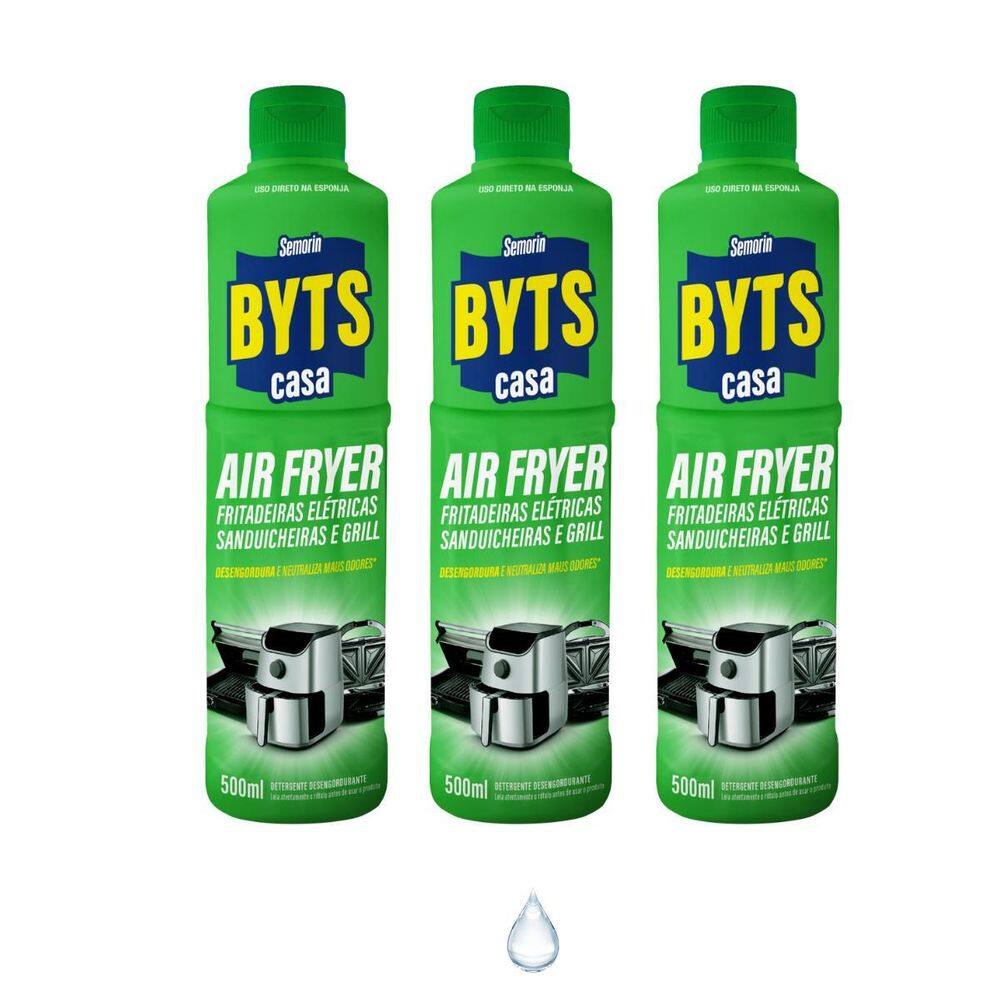 Limpador Desengordurante Semorin Byts Para Air Fryer Kit 3