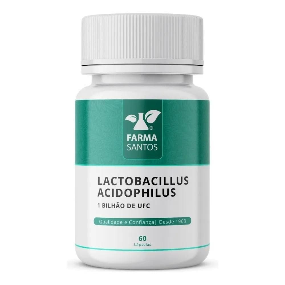 2X Lactobacillus Acidophilus 1 Bilhão De Ufc 60 Cápsulas