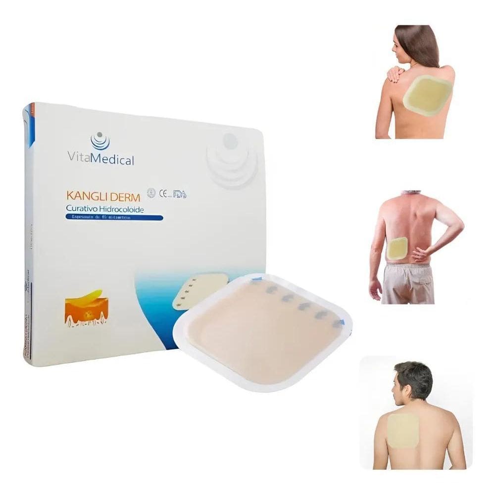 2X Curativo Hidrocoloide Fino 20X20 - C/Borda 01 Unidade