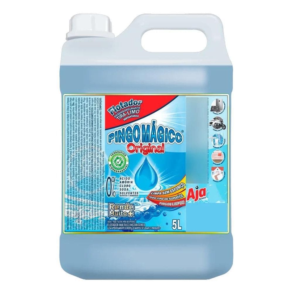 2X Pingo Mágico  5L - Limpeza Pesada