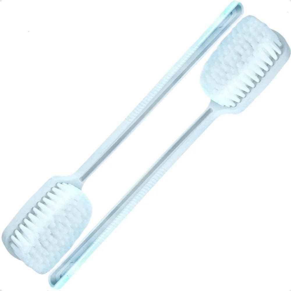2X 2 Escova De Banho Macia Cabo Longo 41Cm Para Lavar Costas