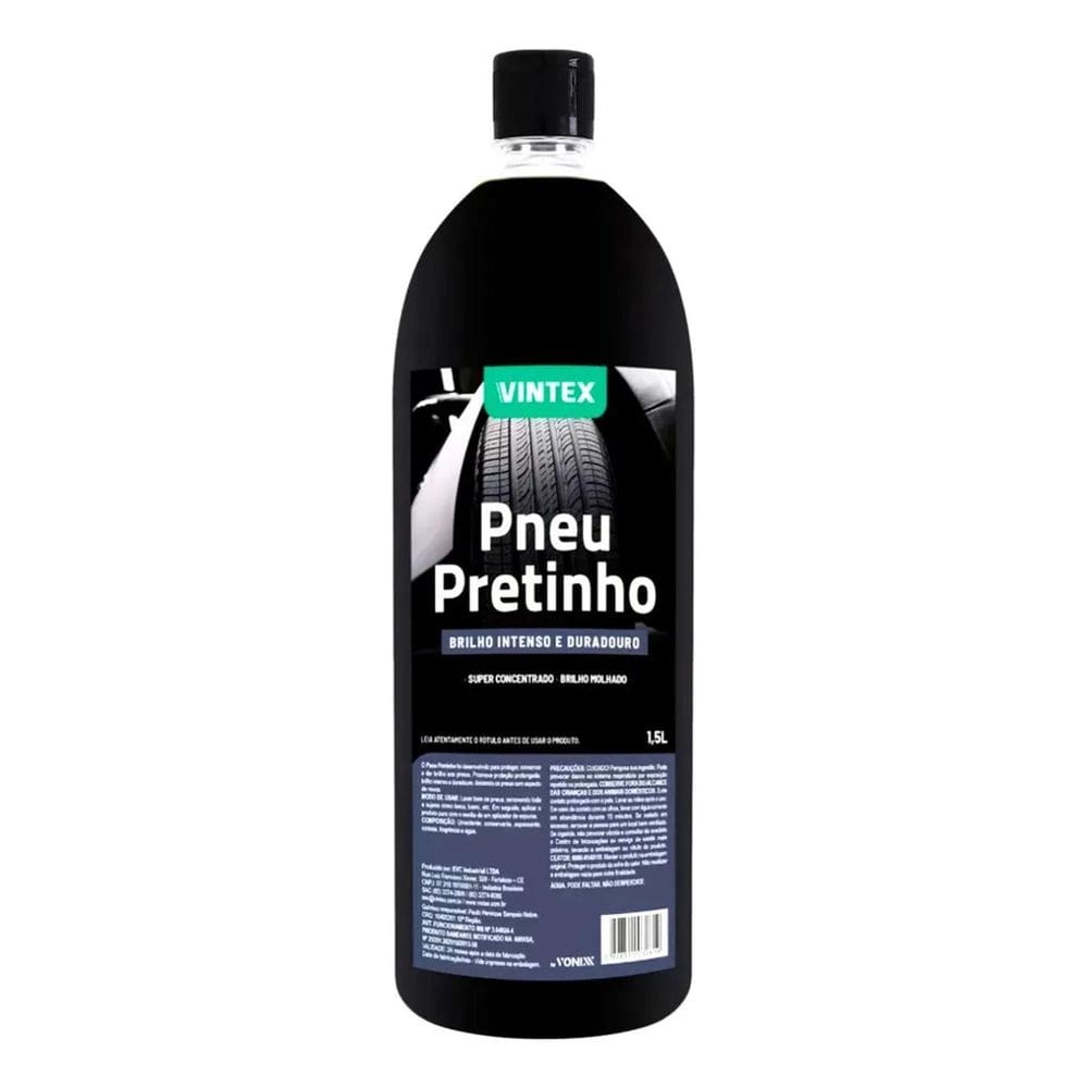 2X Brilha Pneus Pneu Pretinho Concentrado 1,5L Vonixx Cor Pr