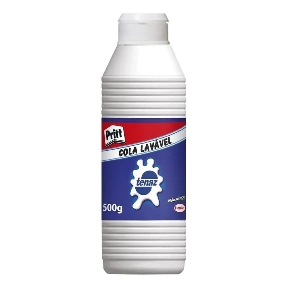 2X Cola Tenaz Pritt Branca Artesanato Líquida Lavável 500G C