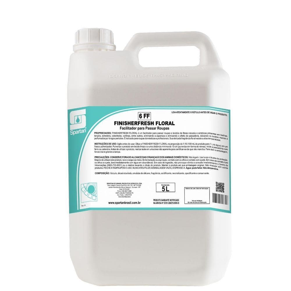 Facilitador De Passar Roupa Finisherfresh Floral 5L Spartan