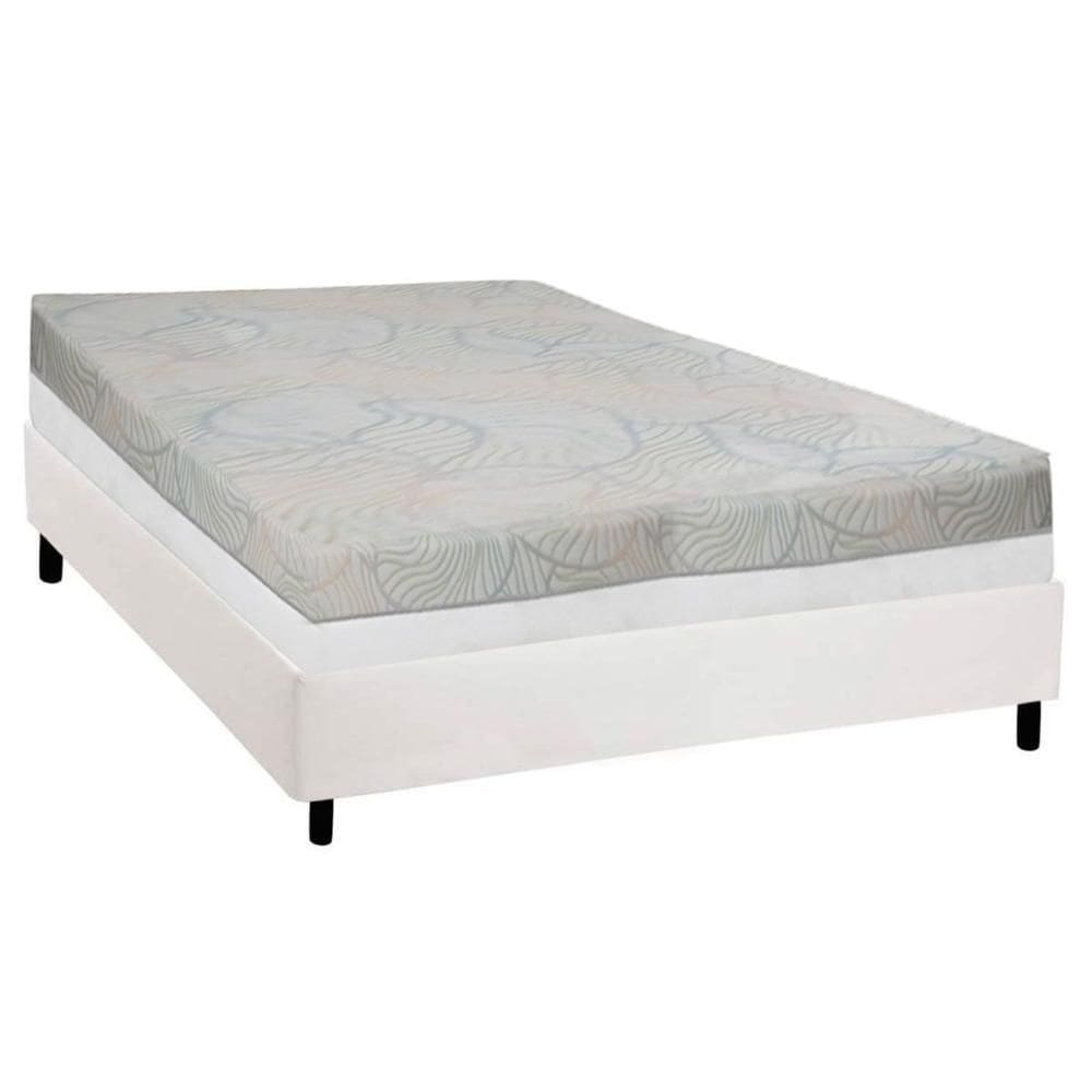 Colchão Casal D33 Castor Espuma Visco Gel Vitagel Space Double Face 138x188x24