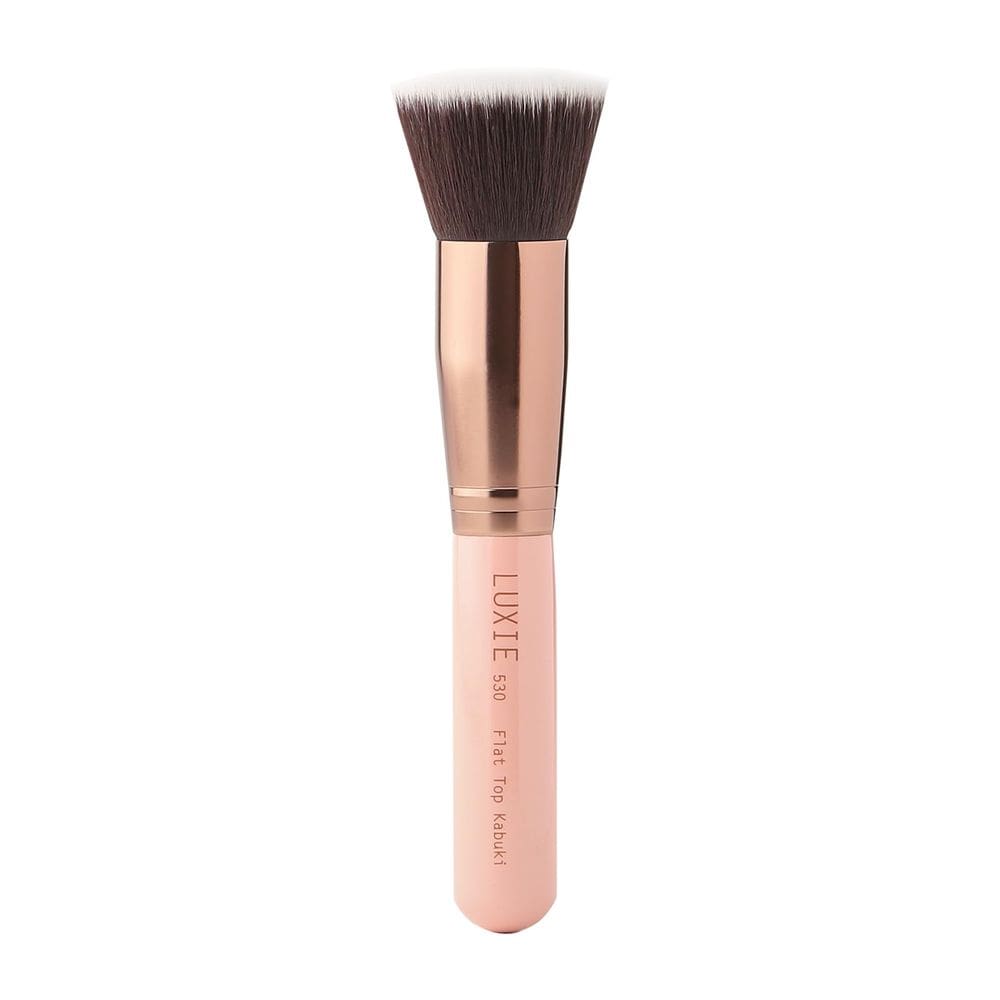 Pincel Luxie 530 Flat Top Kabuki Brush Rose Gold