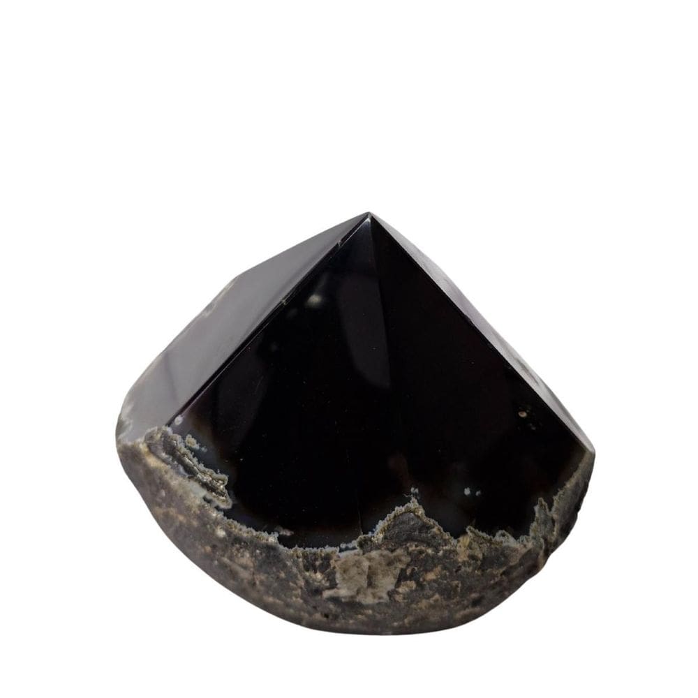 Pedra Ponta Geradora Energia Obsidiana Negra 1.300 Kg