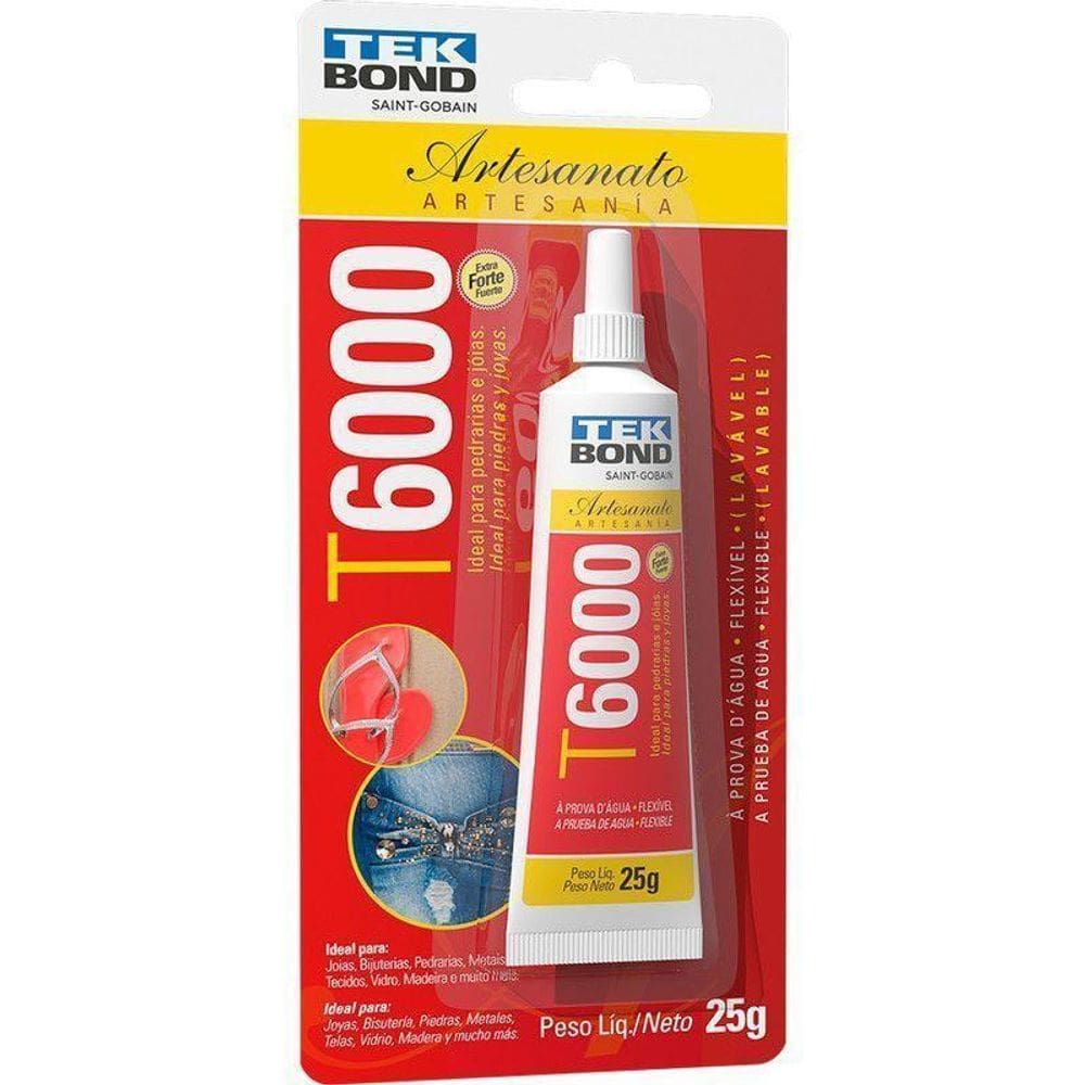 Cola Adesiva Artesanato T6000 25G Tekbond