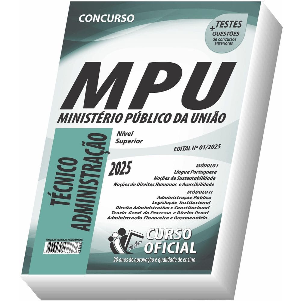 Apostila Mpu - Técnico De Administração