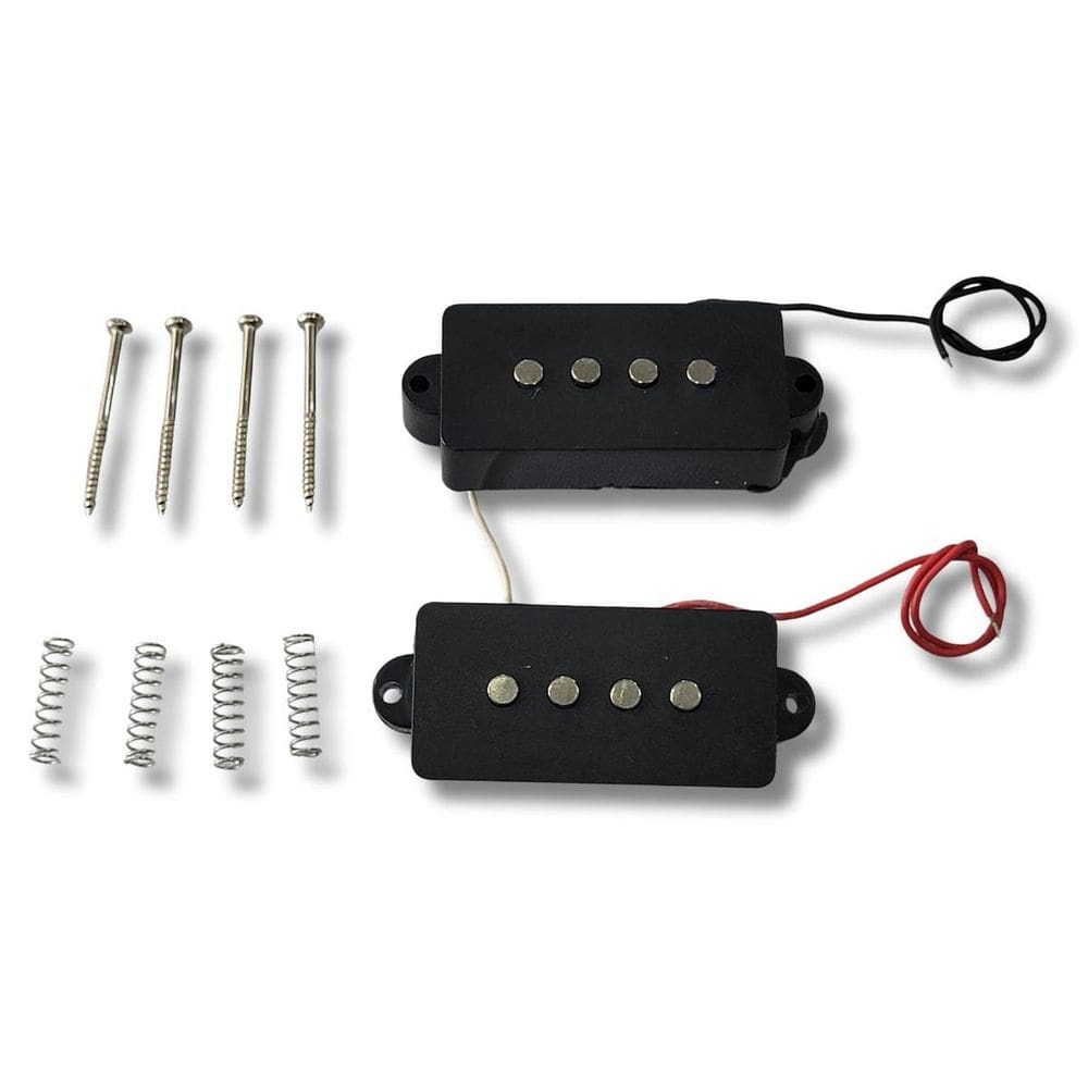 Par Captador Hook Precision Bass Cerâmico Preto