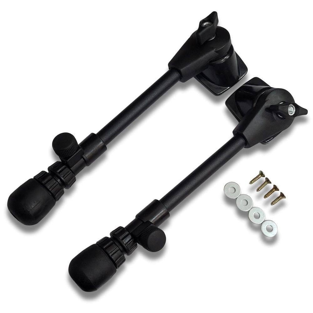 Par De Pé Do Bumbo Concept Metal Preto Modelo Rmv