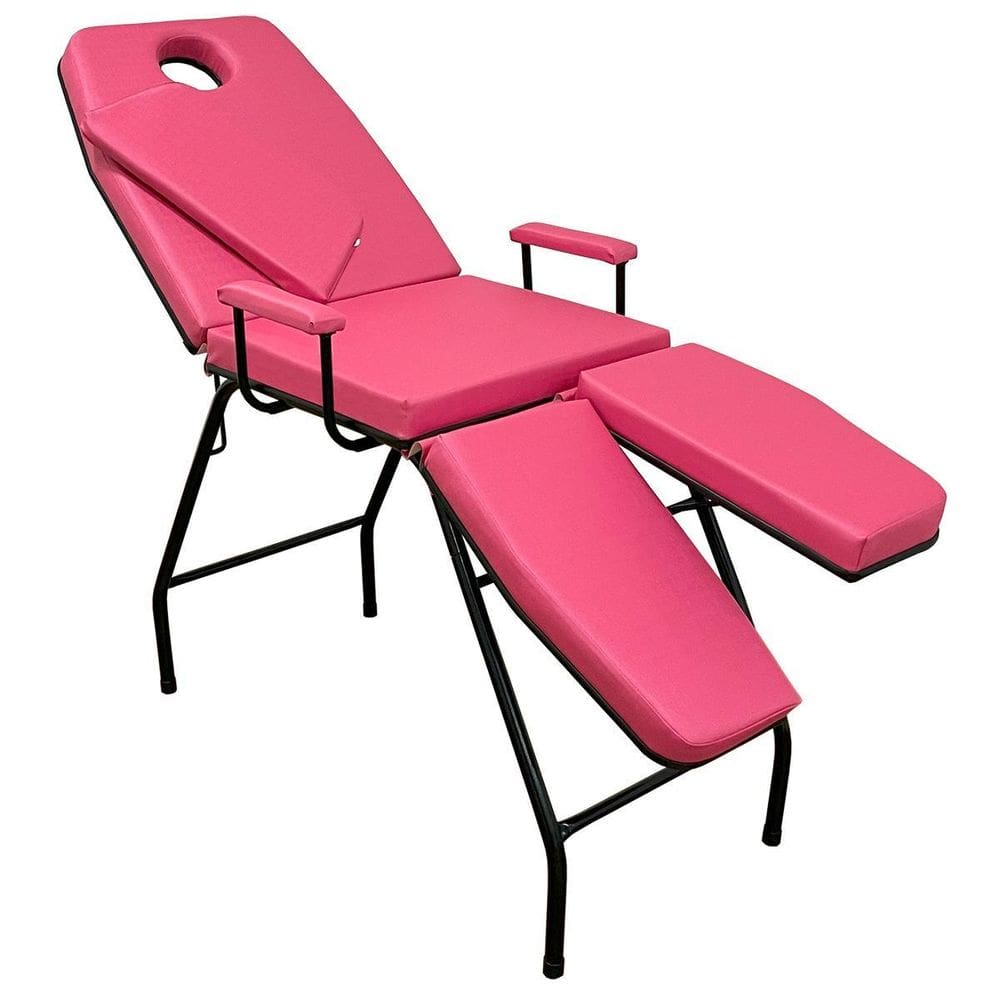 Maca Bi-Perna Premium Com Orifício Pink Estr. Preta