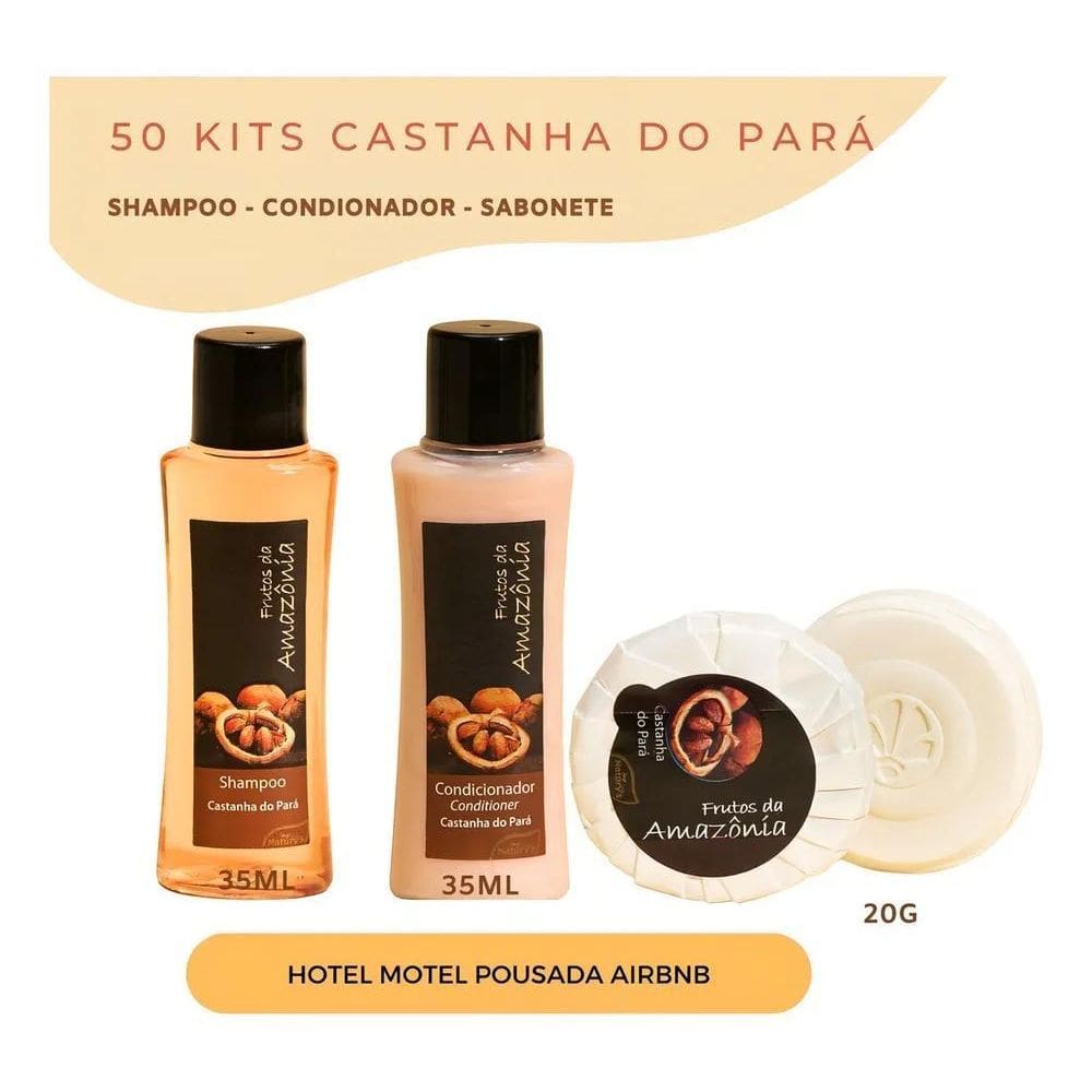 2X 50 Kits Sabonete 20 Grs Shampoo E Condicionador 35 Ml Mot