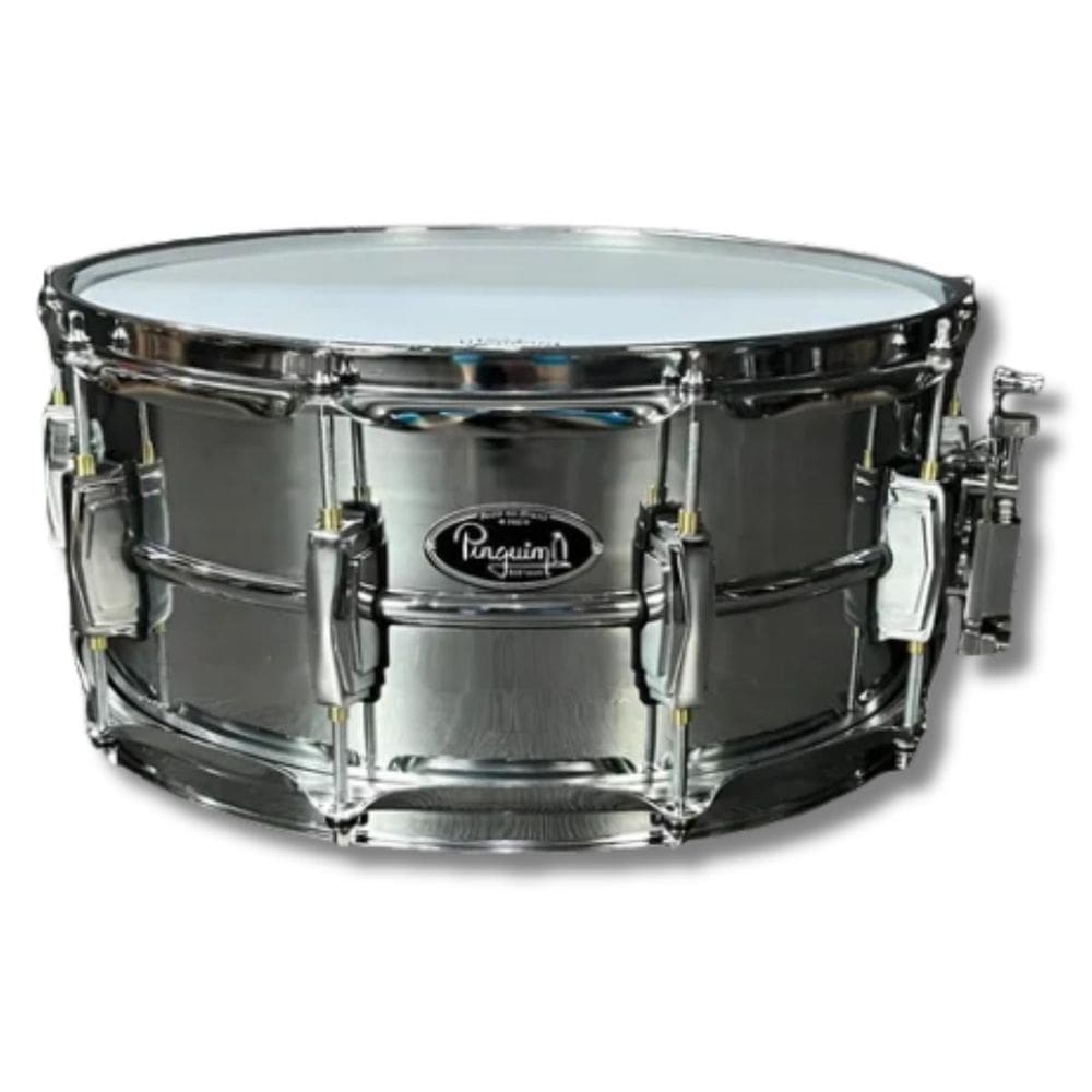 Caixa 14 X 6,5 Pinguim Ice Alumínio Cromado Aro Power 2,3Mm