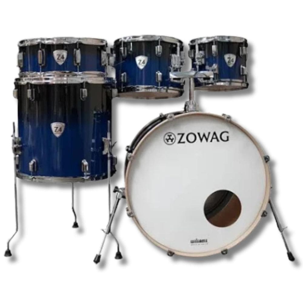 Bateria Zowag Z4 Shell Pack 10/12/14/14/20 Birch Blue Fade