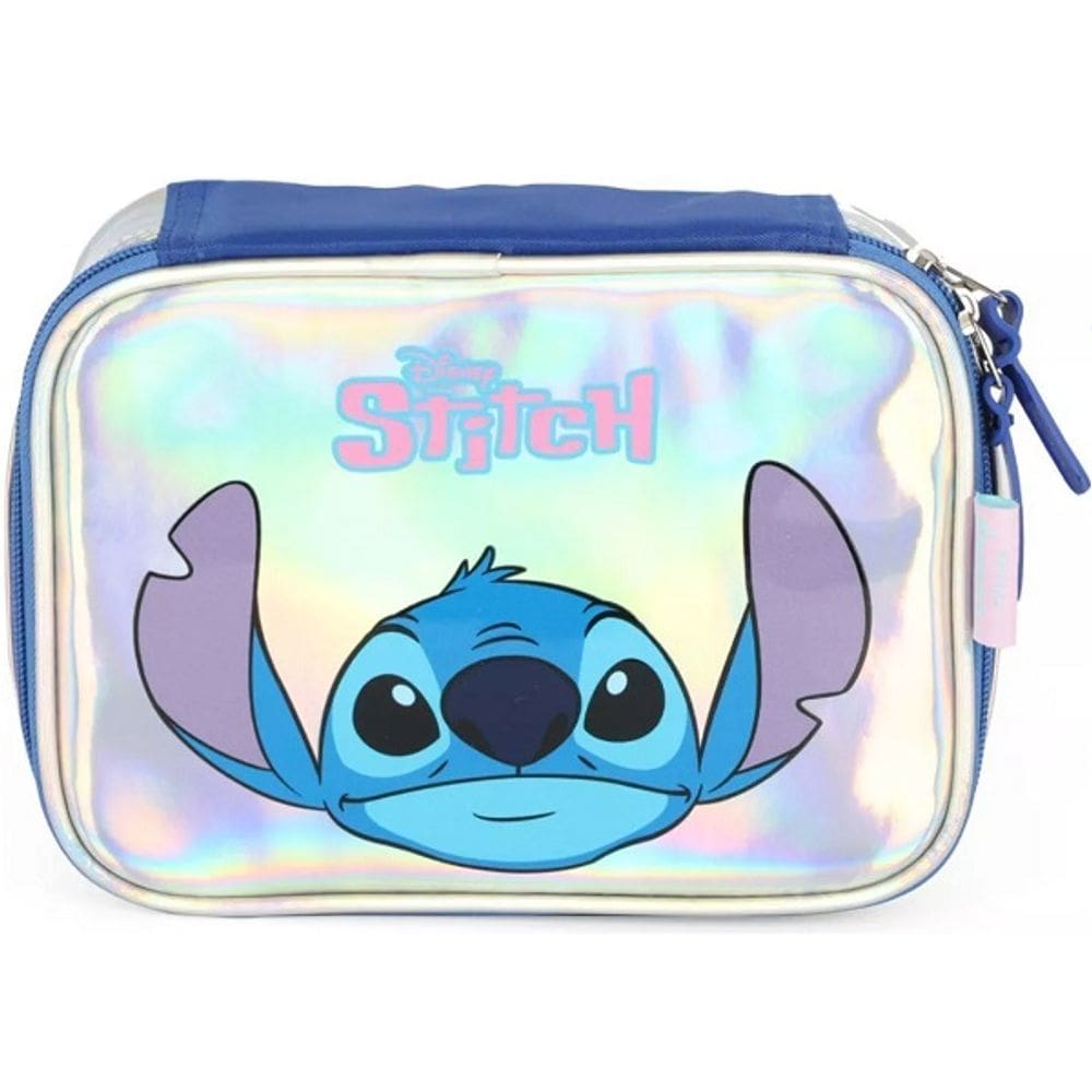 Estojo Escolar BOX Juvenil STITCH Holografico Luxcel