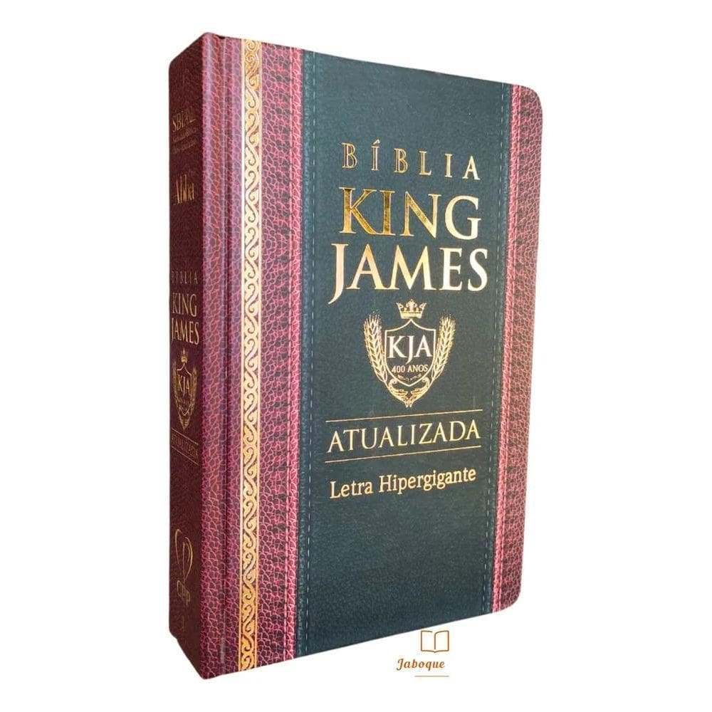 2X Bíblia King James Atualizada Letra Grande Biblia Editora