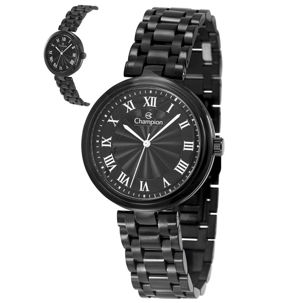 Relógio Champion Masculino Ref: Cn21461d Clássico Black