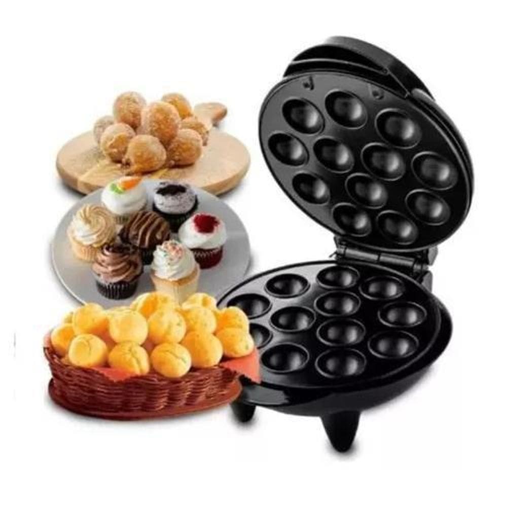 Máquina De Mini Bolinho Cake Pop 12 Unidades Antiaderente