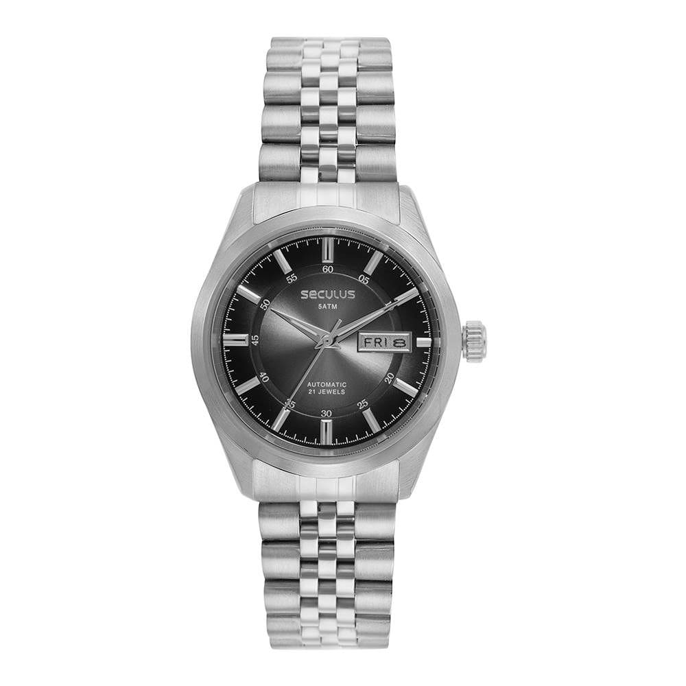 Relógio Seculus Masculino Ref: 77361g0svna1 Automático Prateado
