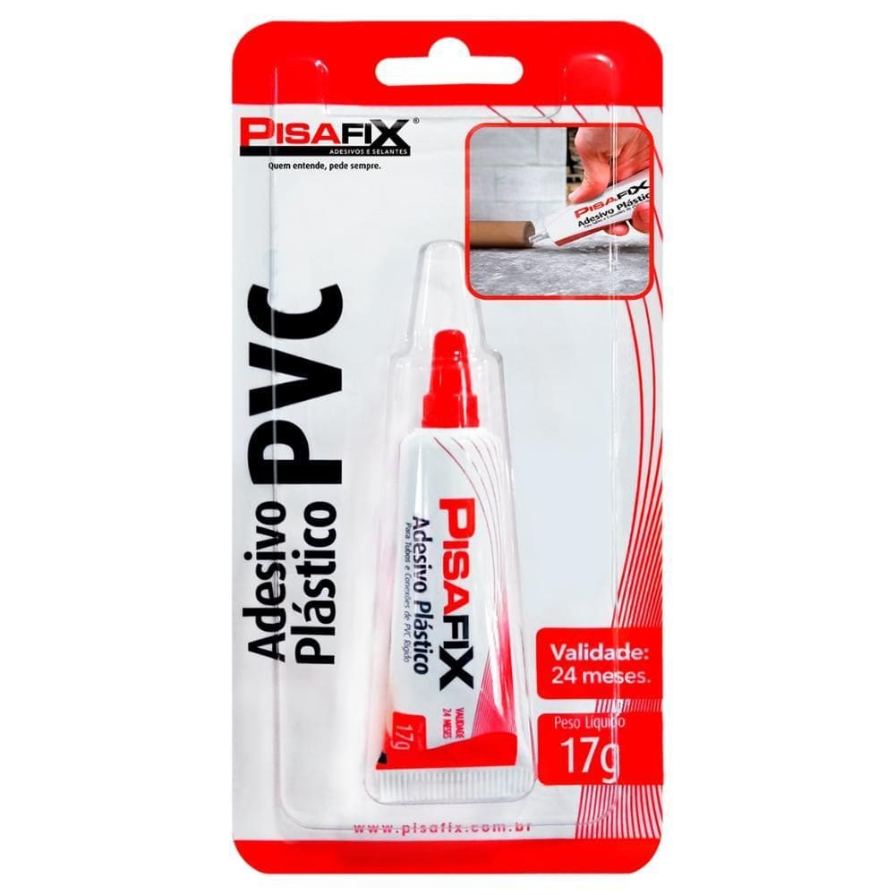 Adesivo Plástico Para Tubos E Conexões Pisafix Tamanho 17G