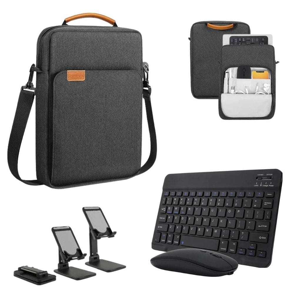 Kit Case Bag + Suporte + Teclado Para Tablet Lenovo P11 Plus