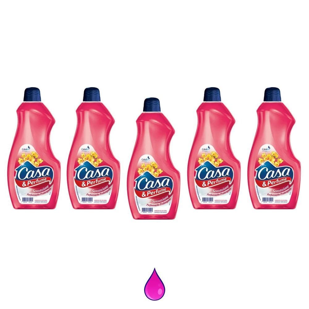 Limpador Perfumado Casa E Perfume Sensazione Kit 5