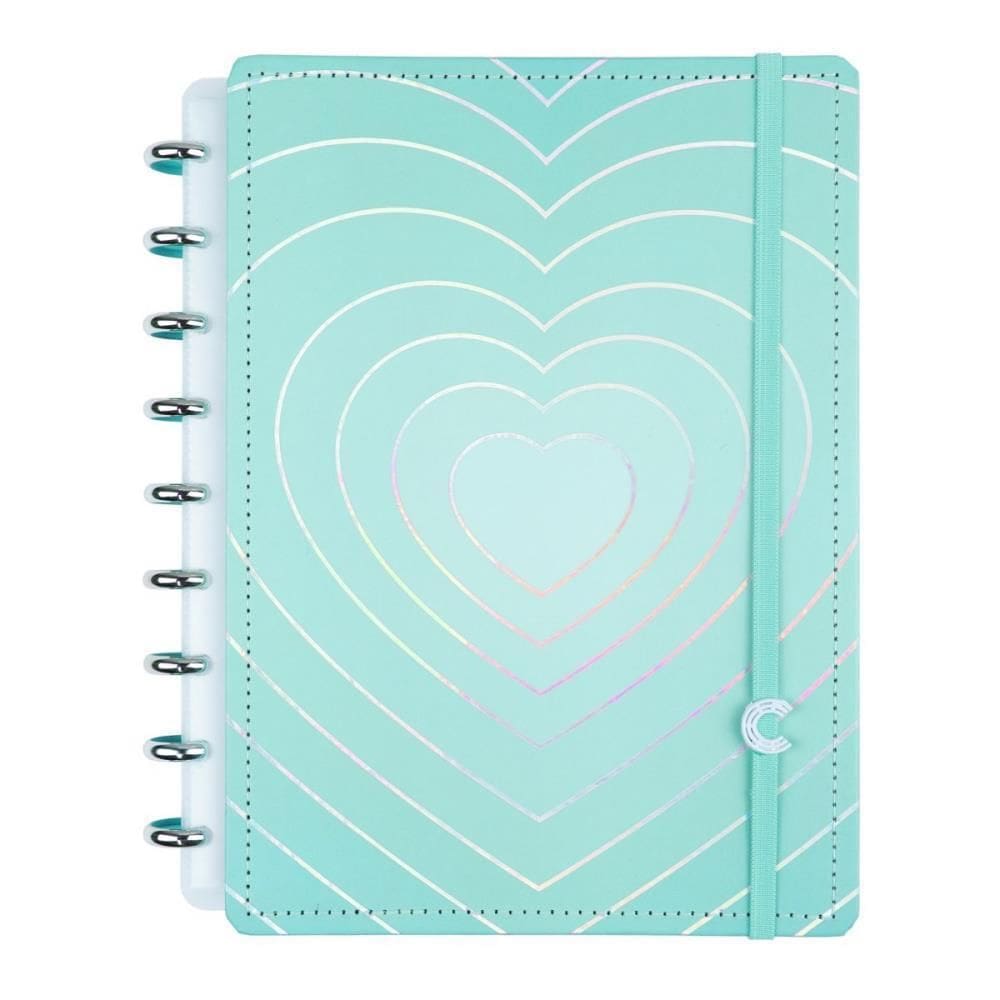 Caderno Inteligente Medio Turquoise Love 80Fls