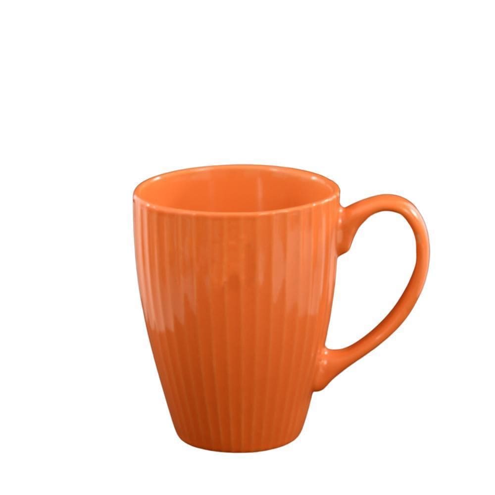 Caneca Diana 450Ml Laranja Ceramica