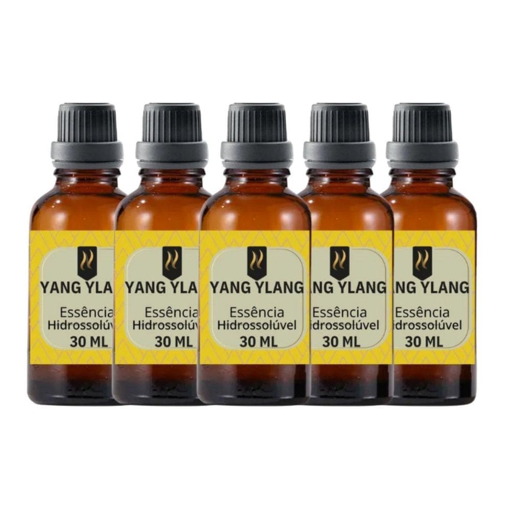 Super Kit 5 Essências A Base Água Hidrossolúvel 30Ml Difusor