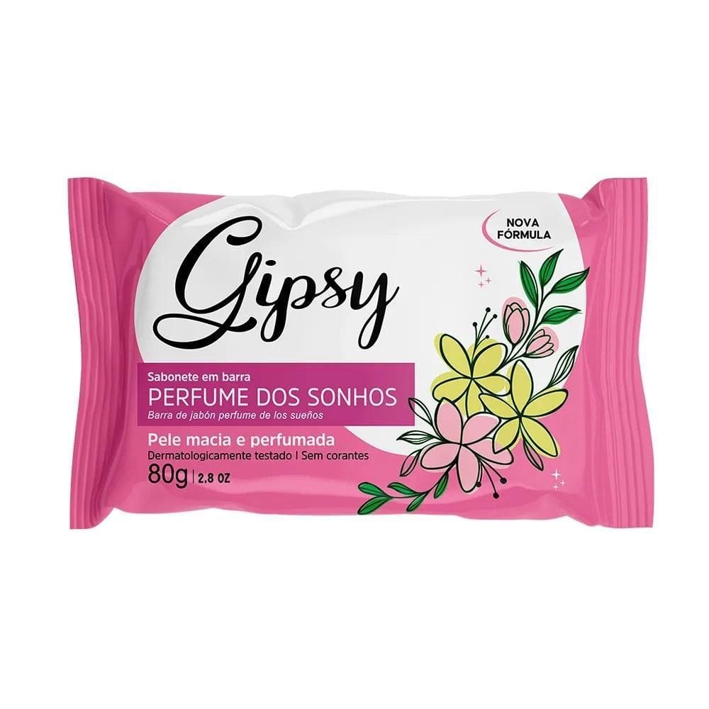 Kit 12 Sabonetes Cremosos Gispy 80G 4 Fragrâncias Escolher