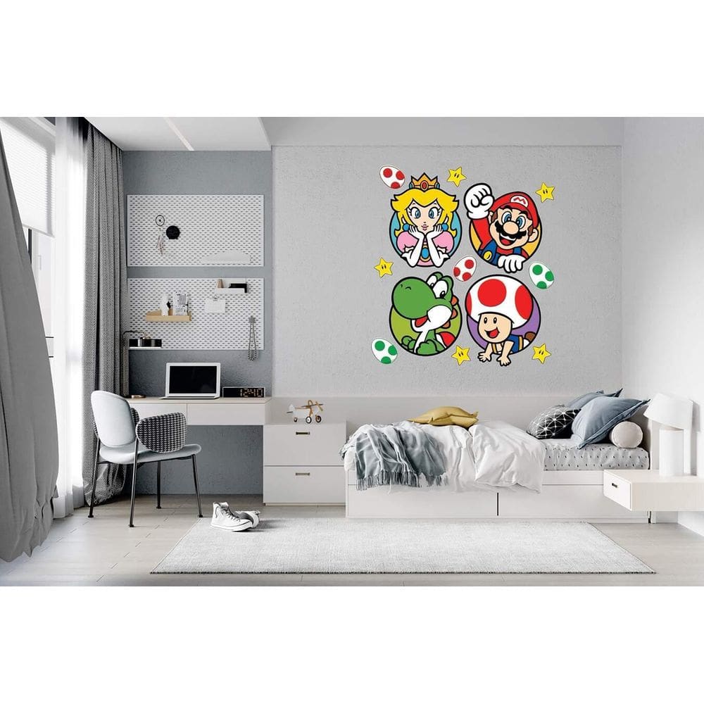 Adesivo De Parede Super Mario Mod07