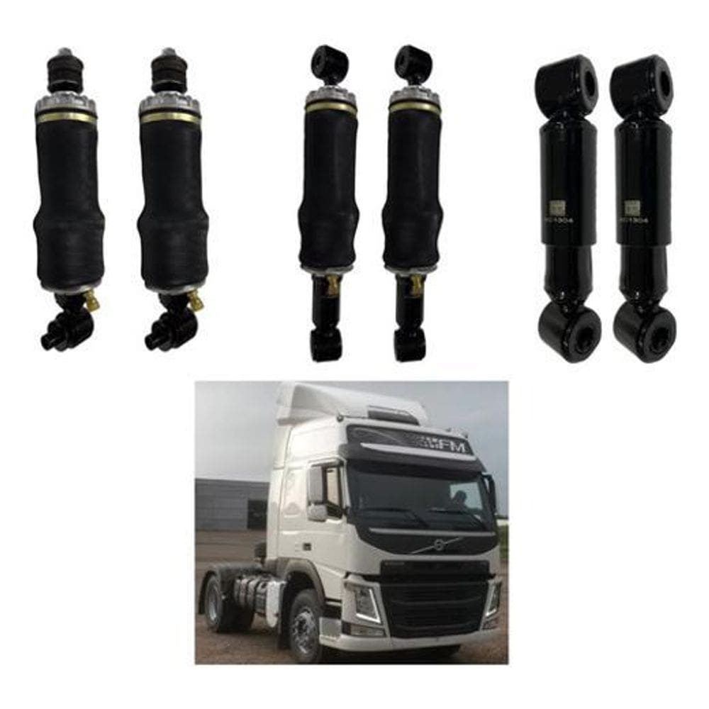 Kit De Amortecedor Pneumático Cabine Volvo Fh / Fm Moderno